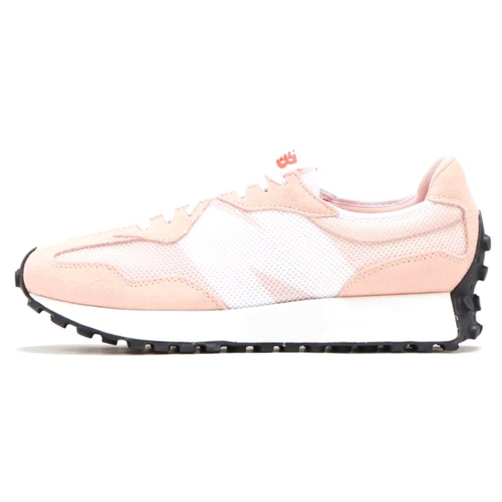 NEW BALANCE 327 Casual Women's Sneakers Shoes Powder Blush Rose White size 7 - Picture 6 of 12